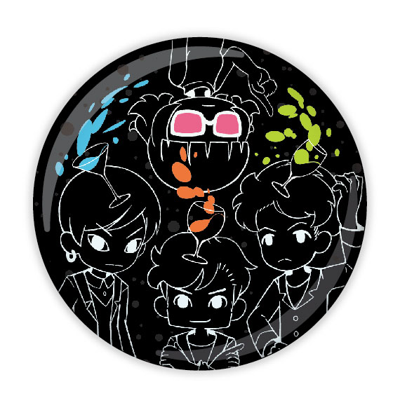 「バックトゥザフューチャー」ヴィレッジヴァンガード購入者特典の植草航デザイン5.5cmメンバーイラスト缶バッチ