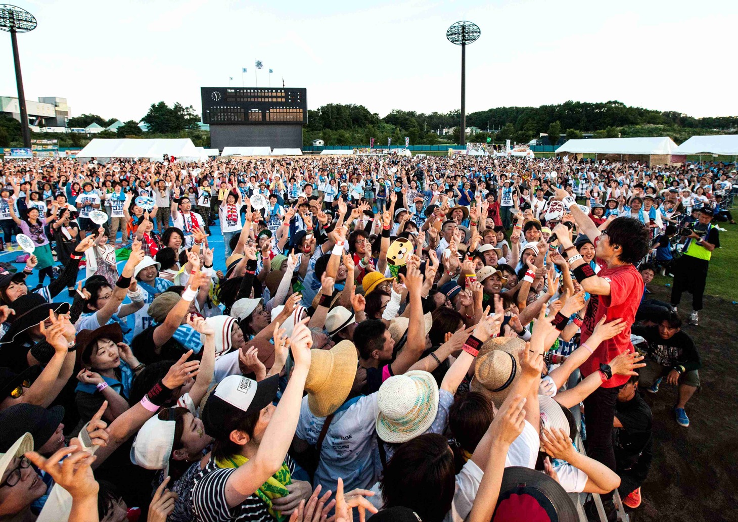 「秋田CARAVAN MUSIC FES 2016」の様子。（写真提供：Warner Music Japan）