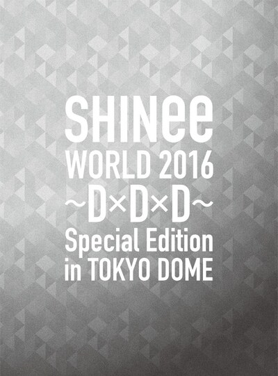 SHINee「SHINee WORLD 2016～D×D×D～ Special Edition in TOKYO DOME」初回限定盤Blu-rayジャケット
