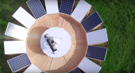 「FITでんきプラン(再生可能エネルギー)」プロモーション動画のワンシーン。