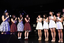 お互いを褒めあうRYUTistとハコイリ▽ムスメ。