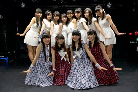 終演後のハコイリ▽ムスメとRYUTist。