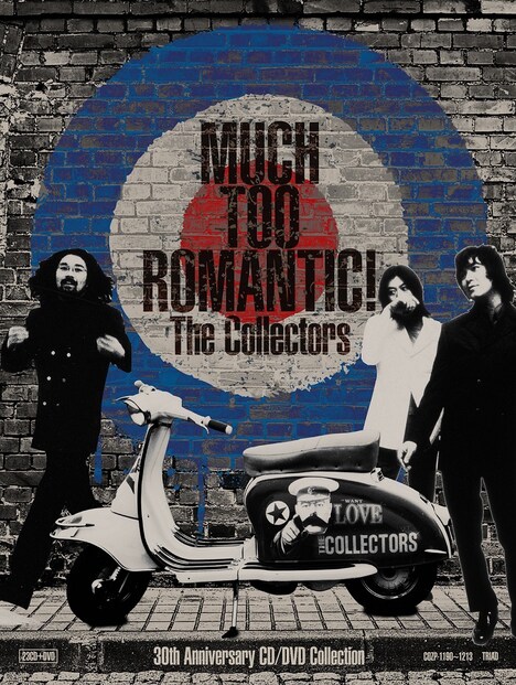 THE COLLECTORS「MUCH TOO ROMANTIC!~The Collectors 30th Anniversary CD/DVD Collection」ジャケット