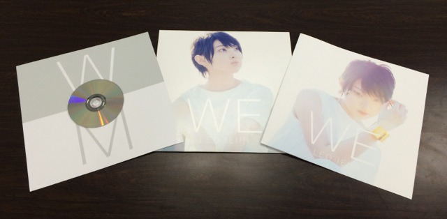 家入レオ「WE」ツアー会場限定盤ジャケットの展開図。
