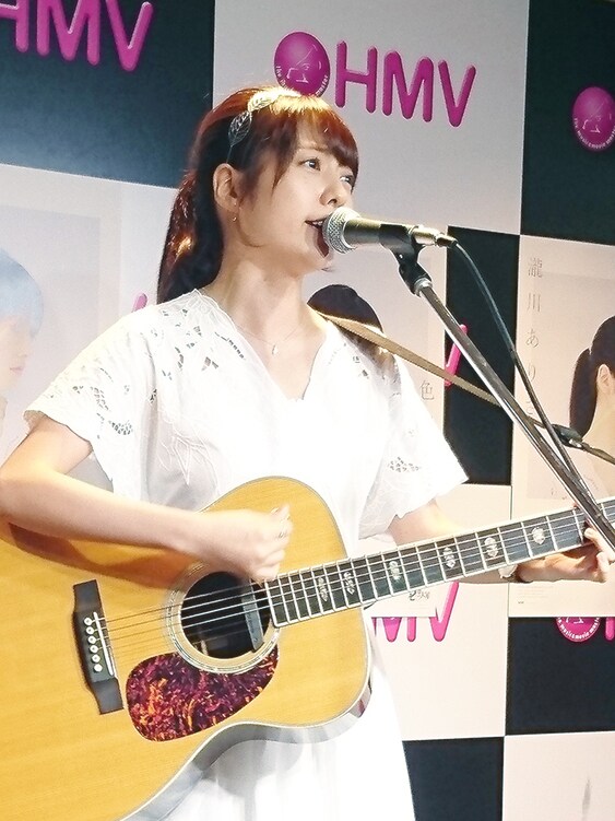 瀧川ありさ東名阪リリイベがスタート、新作から3曲熱唱