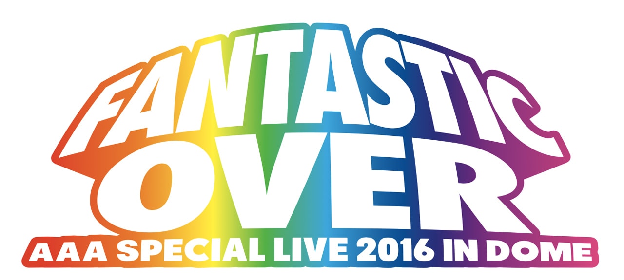 AAA「AAA Special Live 2016 in Dome -FANTASTIC OVER-」ロゴ