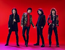 THE YELLOW MONKEY。左から2番目が吉井和哉。