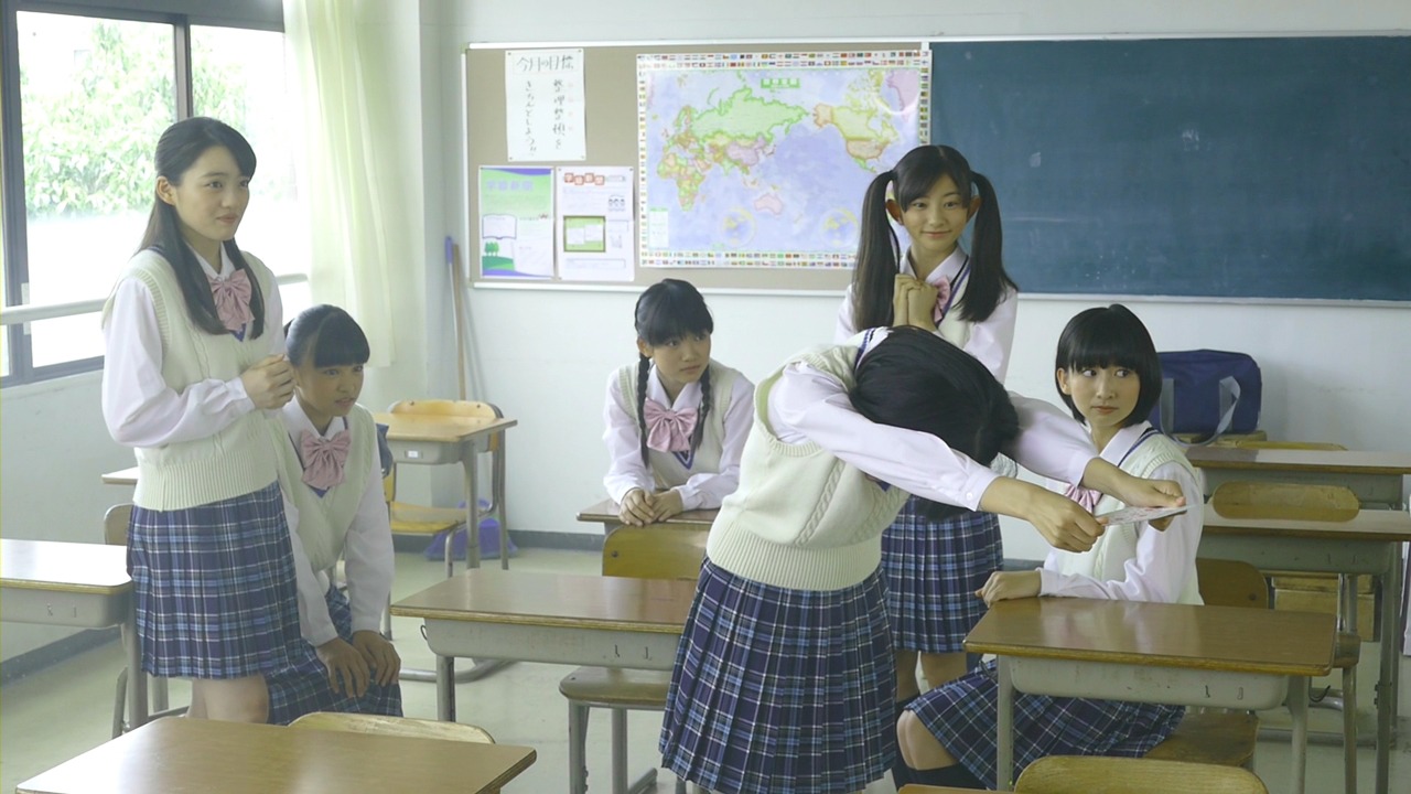 CM撮影の様子。（写真提供：ビクターエンタテインメント）