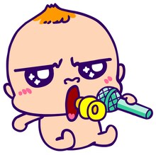 吉田凜音が声を担当する「あかちゃん」。