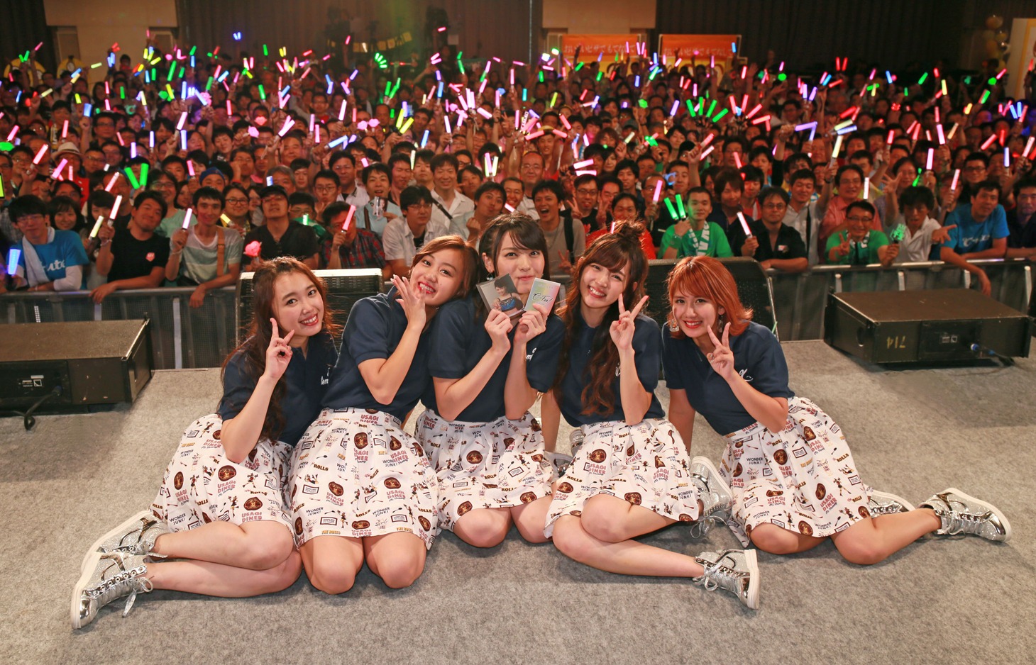 「℃-ute 12年目突入記念 ～℃-Fes！Part2 9月10日は飛天で℃-uteの日～」の様子。（写真提供：アップフロント）