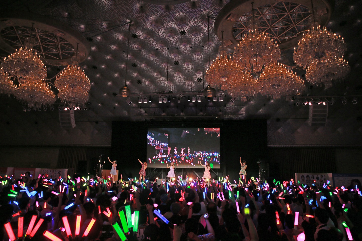 「℃-ute 12年目突入記念 ～℃-Fes！Part2 9月10日は飛天で℃-uteの日～」の様子。（写真提供：アップフロント）