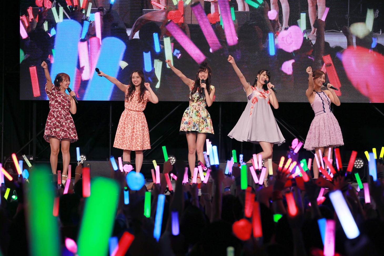 「℃-ute 12年目突入記念 ～℃-Fes！Part2 9月10日は飛天で℃-uteの日～」の様子。（写真提供：アップフロント）