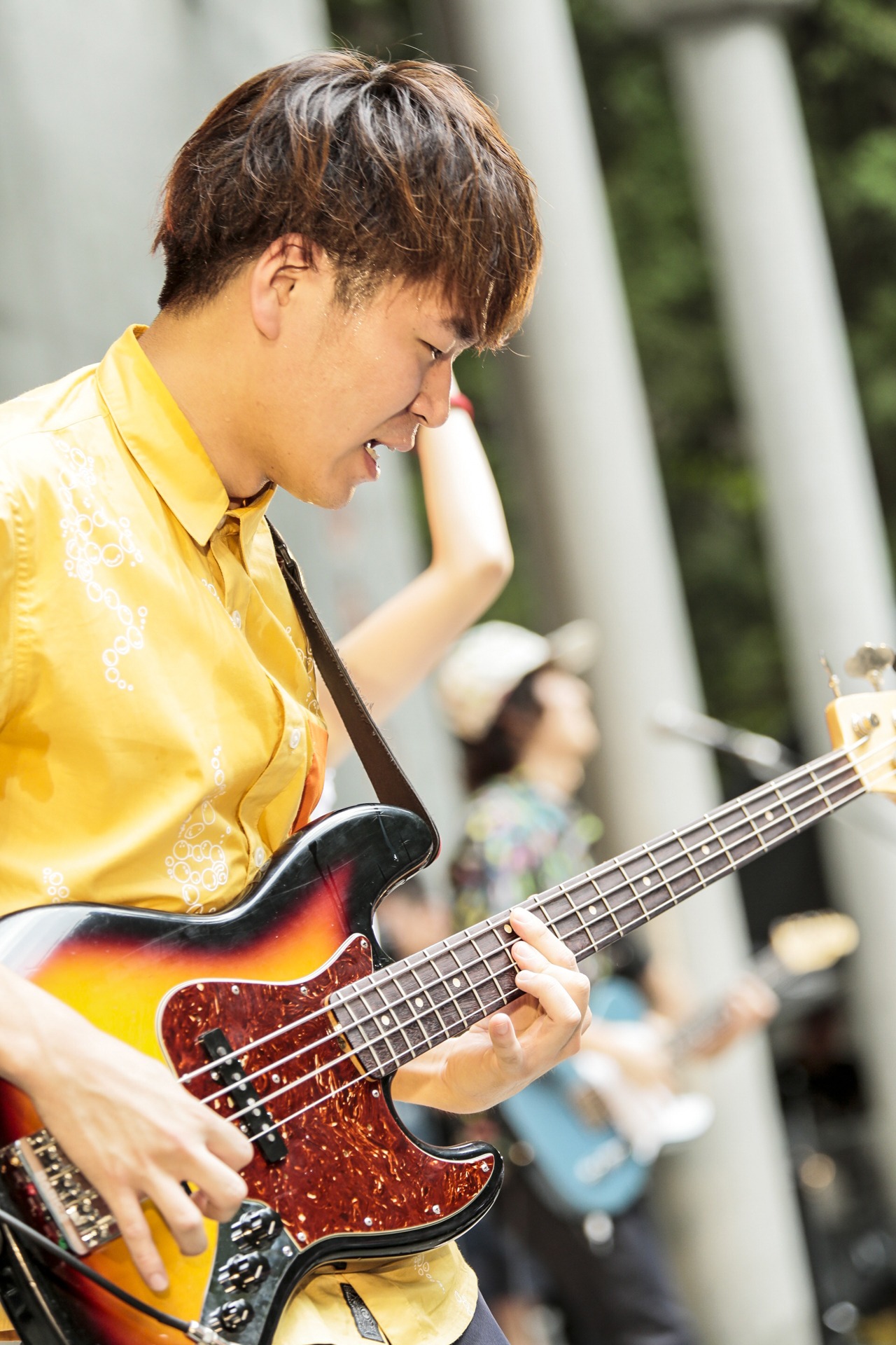 森夏彦（B）（撮影：鳥居洋介）