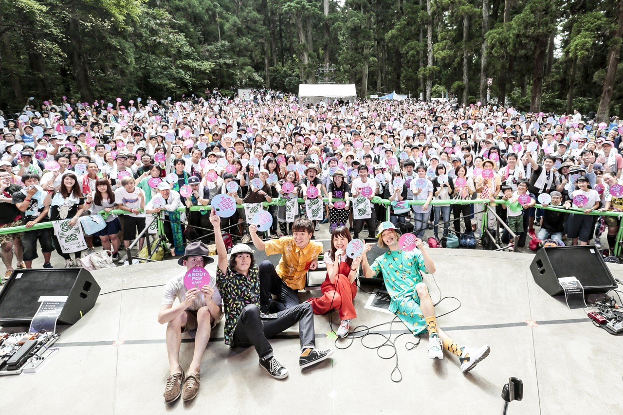 アルバム「ALL ABOUT POP」を10月26日にリリースするShiggy Jr.。（撮影：鳥居洋介）