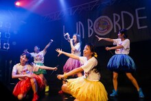 チームしゃちほこ「LIVE HOUSE TOUR 2016 ～紅葉しに行こうYO！行脚だぎゃぁ～」福岡・DRUM LOGOS公演の様子。（撮影：SAMURAI 濱本英介）