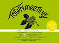 アナログフィッシュ「town meeting tour 2016」イメージビジュアル