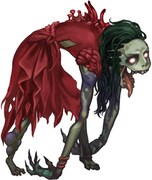 「追憶の青」に登場するキャラクター、ギガントミカゾンビ。