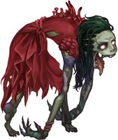 「追憶の青」に登場するキャラクター、ギガントミカゾンビ。