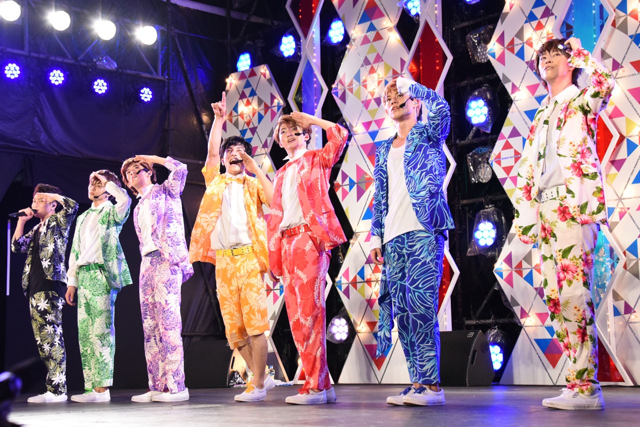 「コカ・コーラSUMMER STATION 音楽LIVE」の様子。