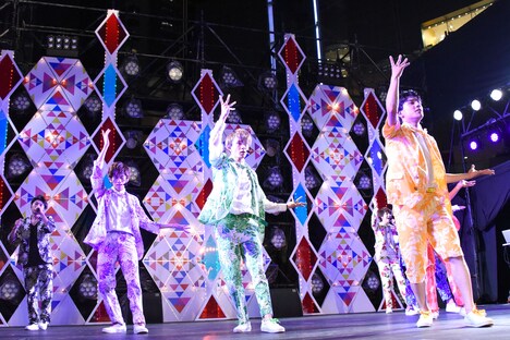 「コカ・コーラSUMMER STATION 音楽LIVE」の様子。