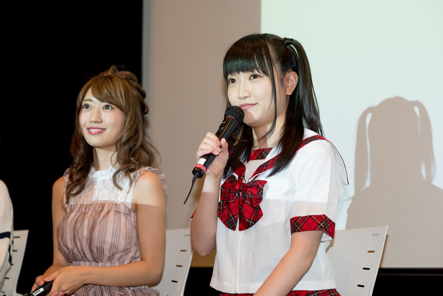 主演映画「みんな好いとうと♪」DVD発売記念イベントの様子。（写真提供：株式会社ジョブ・ネット）