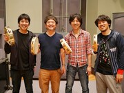 左から大橋卓弥、奥田民生、斎藤有太、常田真太郎。