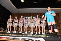 「インフォマーシャルマッチ」に出演したアップアップガールズ（仮）。