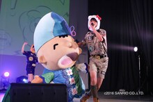 MAGiC BOYZとみんなのたあ坊のコラボの様子。（撮影：笹森健一）