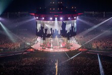 本日9月20日の「BABYMETAL WORLD TOUR 2016 LEGEND -METAL RESISTANCE- BLACK NIGHT」の様子。