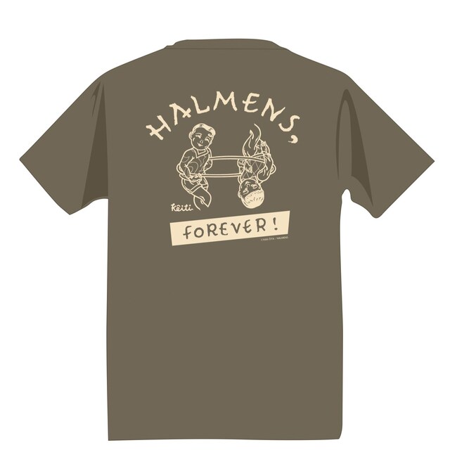 ハルメンズX × READY STEADY GO!コラボTシャツデザイン背面