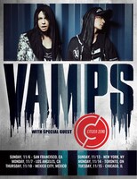 「VAMPS North American Tour 2016 With Special guest Citizen Zero」告知