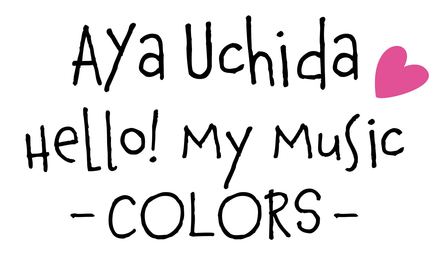 「Aya Uchida Hello! My Music ～COLORS～」ロゴ