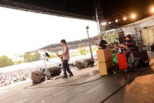 くるり with 森信行（撮影：久保憲司）