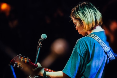 シャムキャッツ「ワン、ツー、スリー、フォー」の様子。（撮影：Ray Otabe）