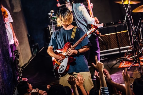 シャムキャッツ「ワン、ツー、スリー、フォー」の様子。（撮影：Ray Otabe）