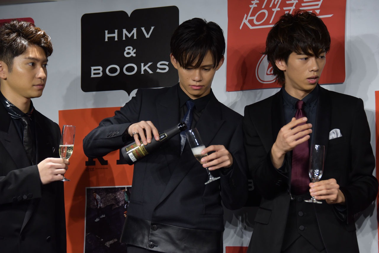 左からコーイチ、カイ、リョウガ。