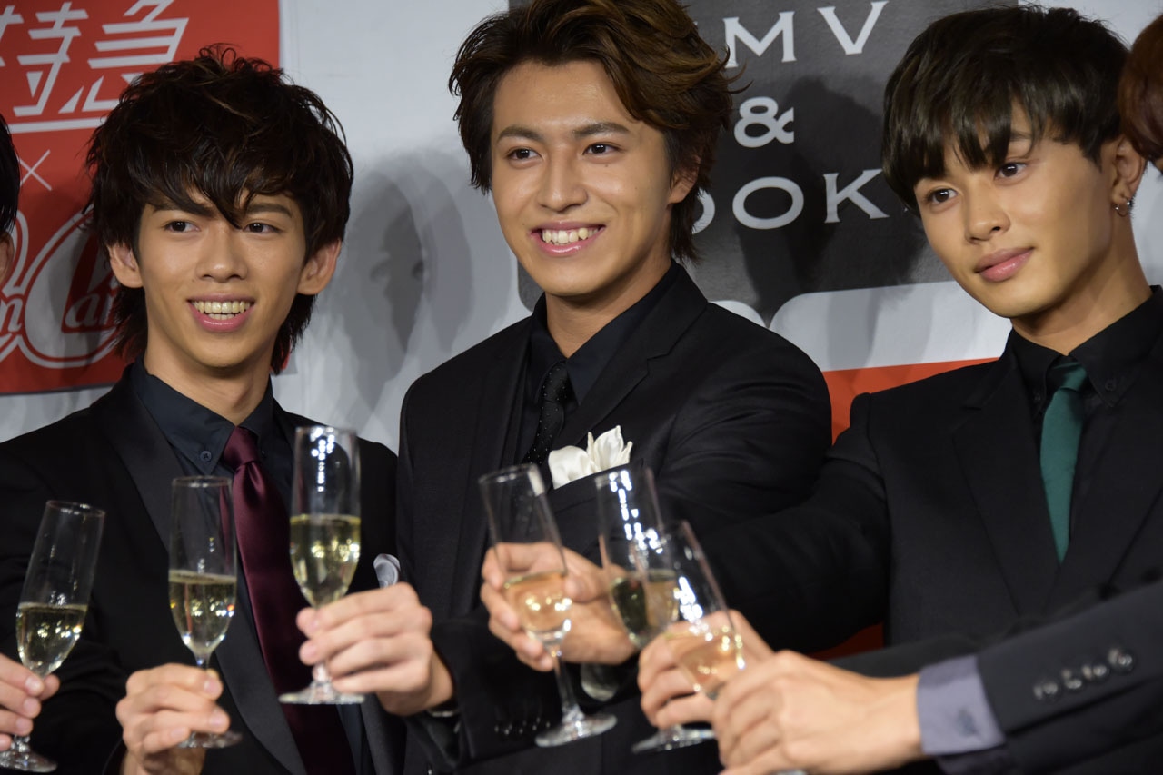 左からリョウガ、タカシ、タクヤ。