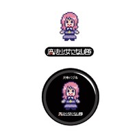 「RPGましょ隊缶バッジ＆ステッカー（火寺バジル）」イメージ。