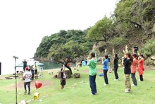 アップアップガールズ（仮）によるリハーサルの様子。