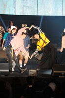 ファッションショーの様子。