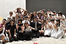 THE イナズマ戦隊と「@JAM Special Session」に出演したアイドルたち。