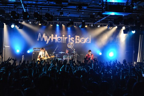 My Hair is Bad「ホームランツアー 2016」東京・LIQUIDROOM公演の様子。（Photo by MASANORI FUJIKAWA）