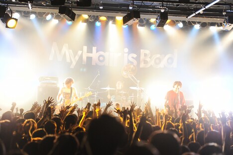 My Hair is Bad「ホームランツアー 2016」東京・LIQUIDROOM公演の様子。（Photo by MASANORI FUJIKAWA）