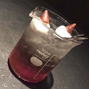 長久友紀がネーミングしたカクテル「あなたの心臓“がっきゅ”ーっとなっちゃう純血のマリア」。