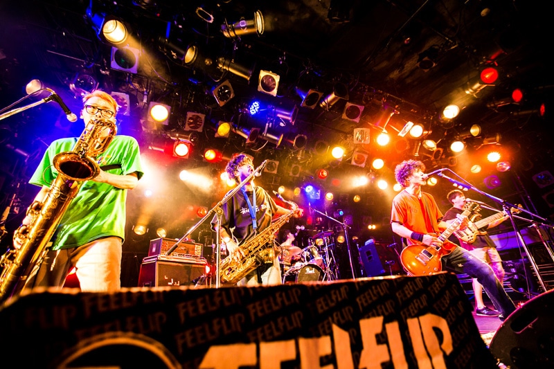FEELFLIP「I’M ON MY WAY TOUR 2016」東京・渋谷CLUB QUATTRO公演の様子。（撮影：カヤキヨシアキ）