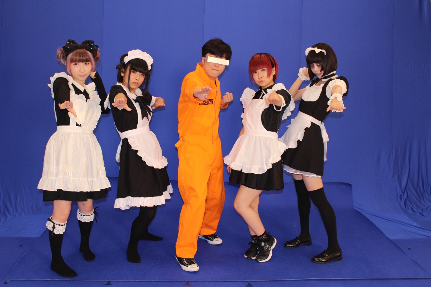 ゆるめるモ！とハヤシヒロユキ（POLYSICS）。