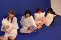 ゆるめるモ！「はみだしパラダイス」ミュージックビデオ撮影時の様子。