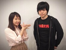 左から、みさこ（神聖かまってちゃん、バンドじゃないもん！）と成田大致。