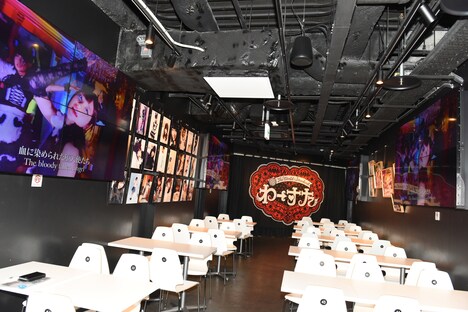 「わーすた presents 完全なるアイドルCafe」店舗内の様子。