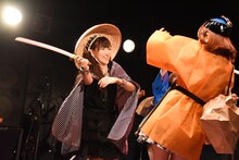 まなみのりさに斬りかかる星野みちる。